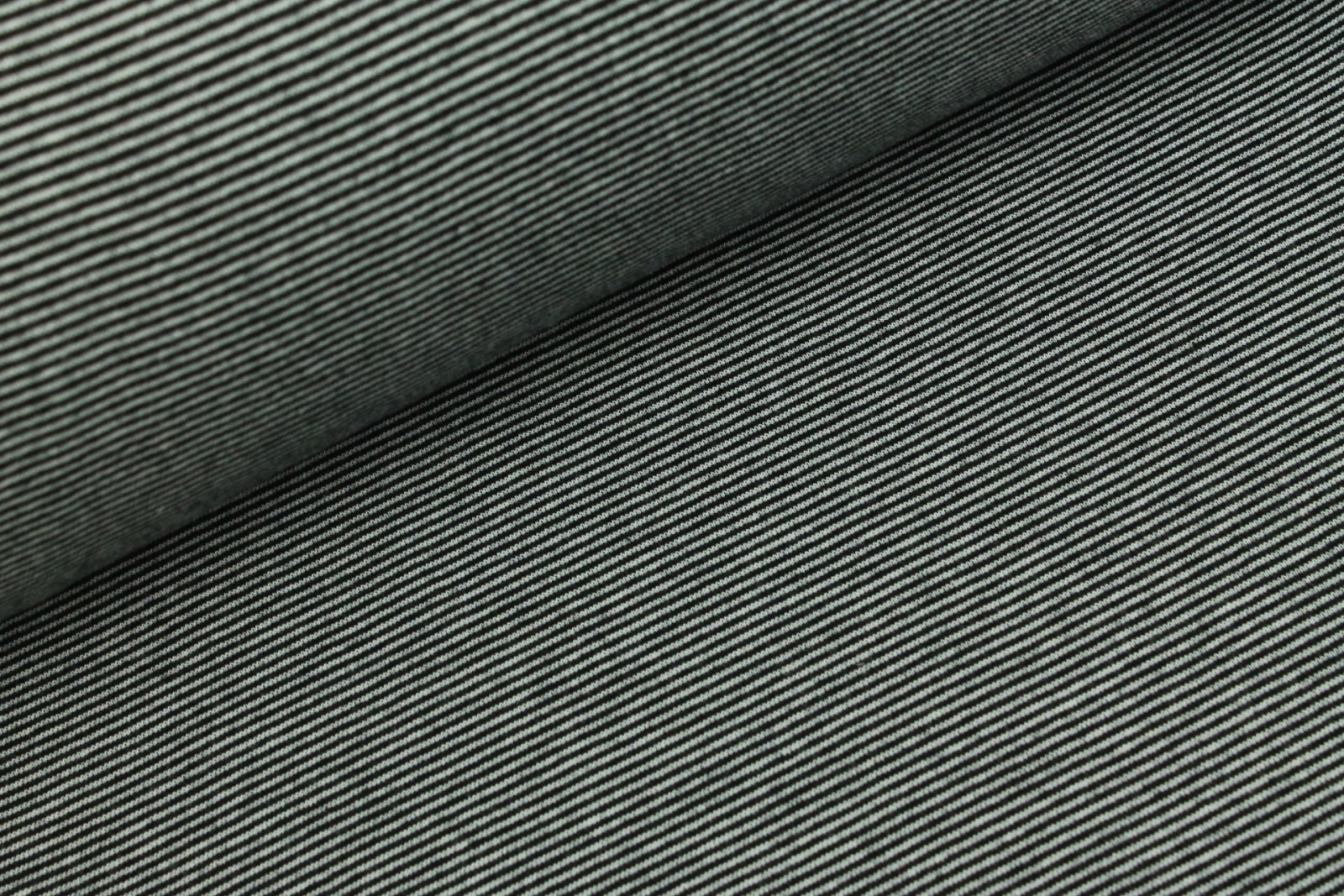 05m Ringelbündchen Bündchen glatt Streifen schwarz weiß