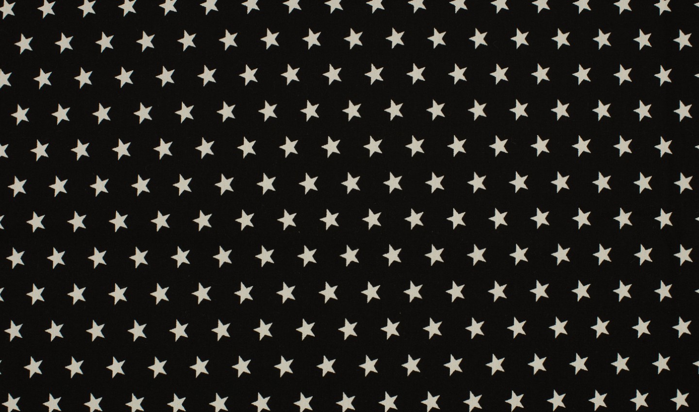 05m BW schwarz Sterne Petit Stars 002
