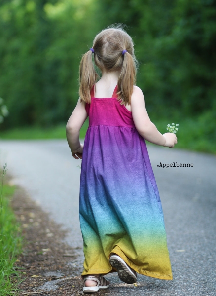 1m Bio French Terry Sommersweat Leather Gradient Rainbow by Astrokatze Farbverlauf bunt Regenbogen 3