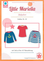 1Stk Little Mariella Babyshirt Papier Schnittmuster by farbenmix