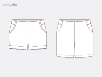 1Stk Summer Shorts Papier Schnittmuster by pattydoo 3