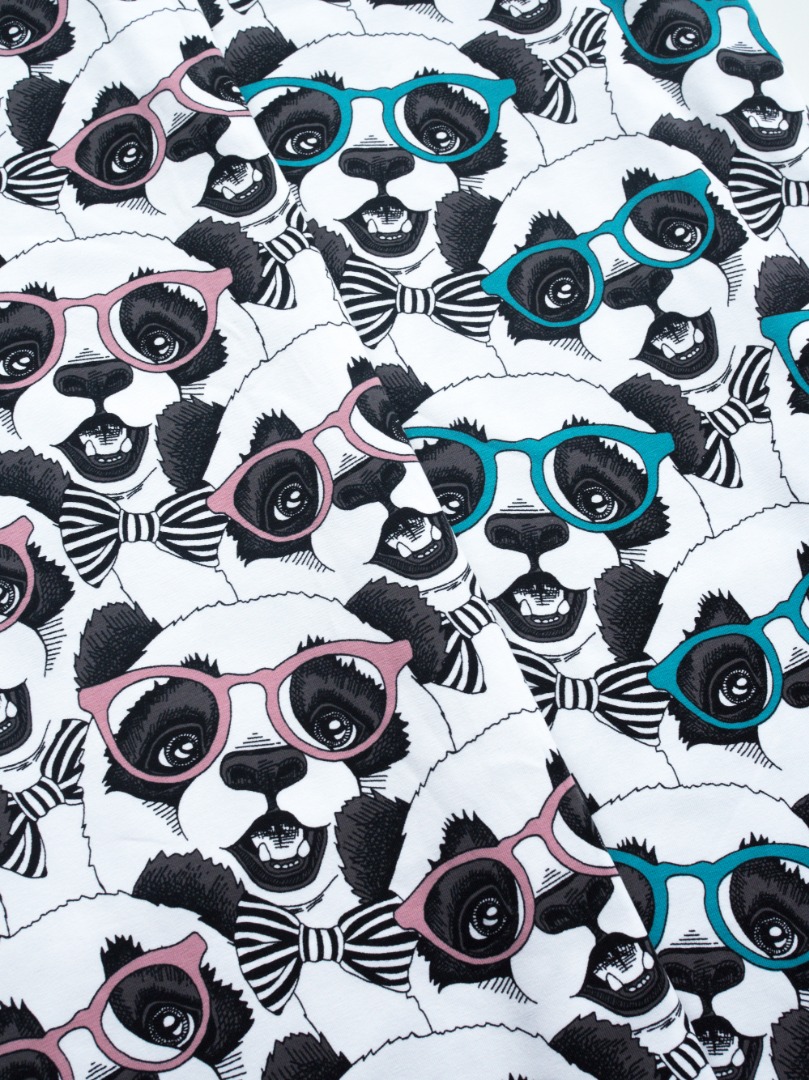 05m Jersey Vera Pandas mit Brille weiß schwarz altrosa 7