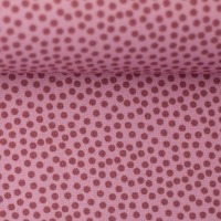 0,5m Jersey Joris Dots Punkte unregelmäßig, rosa altrosa