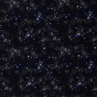 0,5m Baumwolle Starlight Sternenhimmel, schwarz blau 2