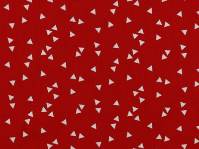 05m BW Triangle by poppy Fliegende Dreiecke rot weiß - Auch in anderen Farben erhältlich