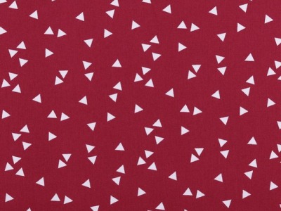 0,5m BW Triangle by poppy Fliegende Dreiecke, magenta weiß - Auch in anderen Farben erhältlich.
