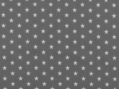 05m BW grau Sterne Petit Stars 013 - Auch in anderen Farben erhältlich
