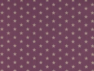 0,5m BW altrosa mauve Sterne Petit Stars 028 - Auch in anderen Farben erhältlich.