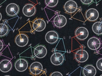 05m BW Kim Fahrrad Bicycle schwarz bunt - Kleine Motive