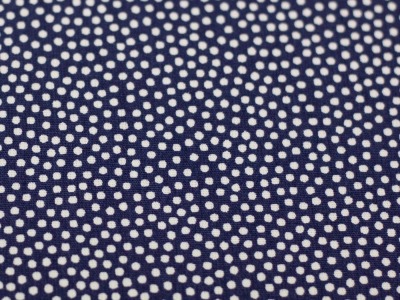 0,5m BW Dotty Punkte 2 mm, navy weiß - Auch in anderen Farben erhältlich.