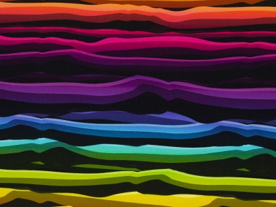 05m Sweat Wavy Stripes by Lycklig Design Regenbogen rainbow bunt - weitere Farben im Shop erhältlich
