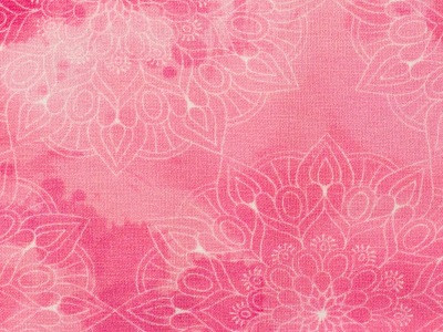 05m Jersey Yoga Love Mandalas Blumen rosa pink