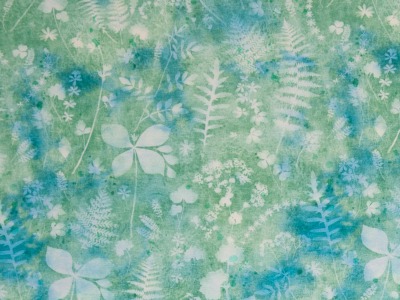 05m Jersey Lena Blumen Batik grün blau