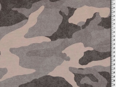 0.5m Sweat Camouflage Vintage grau schwarz