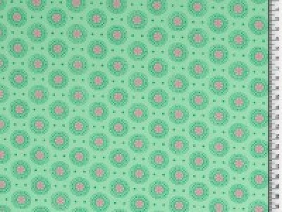 05m BW Organic Cotton Ornament rund mint grün pink - Auch passende Designs erhältlich