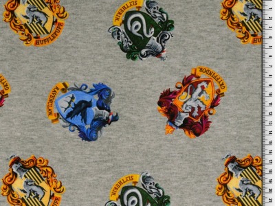 05m Jersey Harry Potter Wappen grau meliert bunt