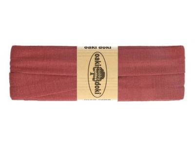 3m Oaki Doki Jersey Schrägband uni 2cm breit marsala - weitere Farben im Shop erhältlich