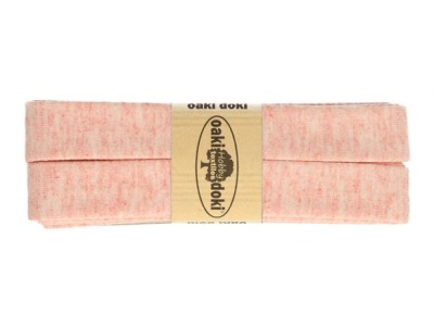 3m Oaki Doki Jersey Schrägband uni 2cm breit apricot meliert - weitere Farben im Shop erhältlich