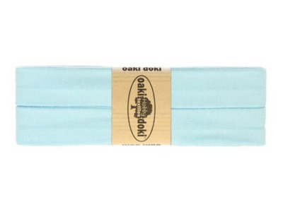 3m Oaki Doki Jersey Schrägband uni 2cm breit baby blue - weitere Farben im Shop erhältlich