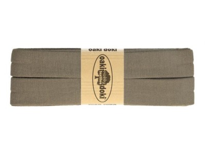 3m Oaki Doki Jersey Schrägband uni 2cm breit hellbraun - weitere Farben im Shop erhältlich