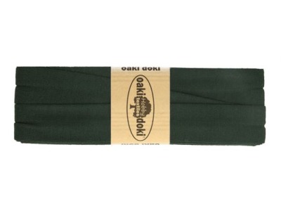 3m Oaki Doki Jersey Schrägband uni 2cm breit dunkelgrün - weitere Farben im Shop erhältlich