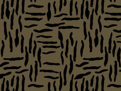025m Oilskin Zebra Streifen Abstrakt olive schwarz