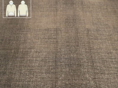 05m Sweat French Terry Gots Digitaldruck Jeansoptik schwarz grau - weitere Farben erhältlich