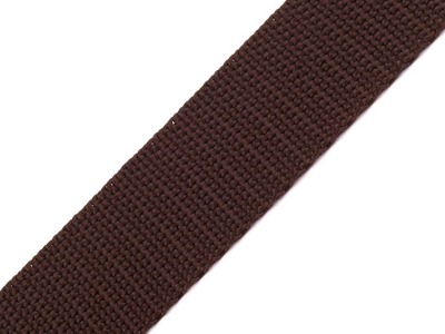 1m Gurtband aus Polypropylen Breite 30 mm dunkelbraun - weitere Farben im Shop erhältlich