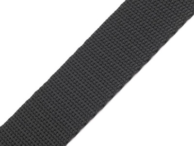 1m Gurtband aus Polypropylen Breite 30 mm dunkelgrau antrazith - weitere Farben im Shop erhältlich