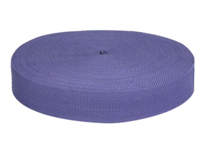 1m Gurtband aus Baumwolle extrastark 38mm dusty blue - weitere Farben im Shop erhältlich
