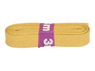 3m Baumwollschrägband uni 2cm breit ocker - weitere Farben erhältlich