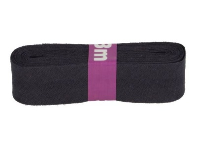 3m Baumwollschrägband uni 2cm breit navy - weitere Farben erhältlich