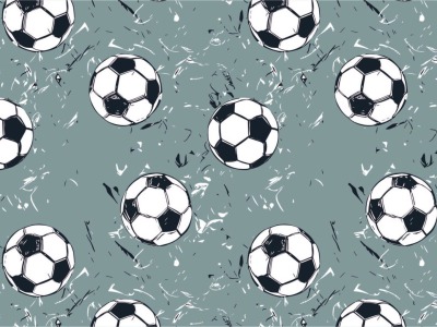 05m Jersey Fußball grau schwarz weiß - kleines Muster