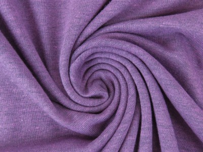 0,5m Jersey uni meliert, flieder lavendel - Auch in anderen Farben erhältlich.