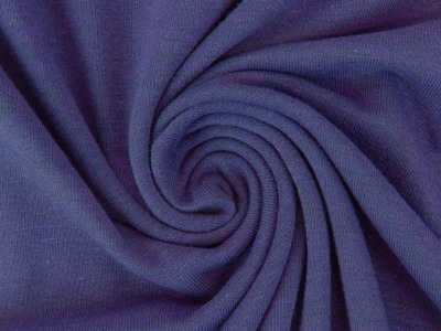 05m Jersey uni meliert dunkles Lila Pflaume - Auch in anderen Farben erhältlich