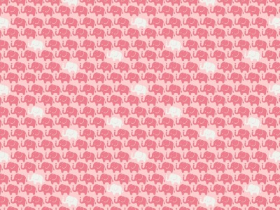 05m Baumwolle Mini Elefanten rosa - weitere Farben im Shop erhältlich