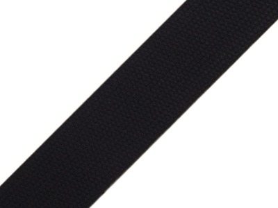 1m Gurtband Baumwolle 3cm breit schwarz - weitere Farben im Shop erhältlich