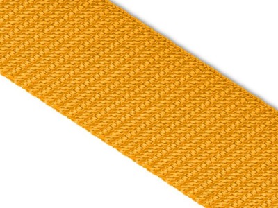 1m Gurtband aus Polypropylen Breite 30 mm senf gelb - weitere Farben im Shop erhältlich
