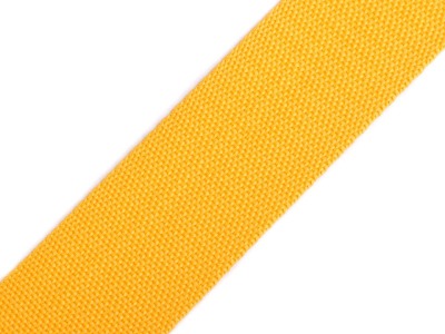 1m Gurtband aus Polypropylen Breite 40 mm sonnen gelb - weitere Farben im Shop erhältlich