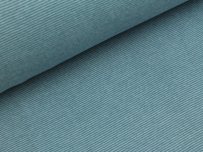 05m Ringelbündchen Bündchen glatt Streifen jeans blue - Auch in anderen Farben erhältlich