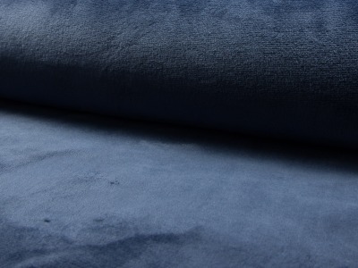 0,5m Cuddle Fleece Wellness Fleece Superflausch uni, jeans blau - weitere Farben erhältlich