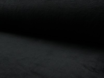 05m Cuddle Fleece Wellness Fleece Superflausch uni schwarz - weitere Farben erhältlich
