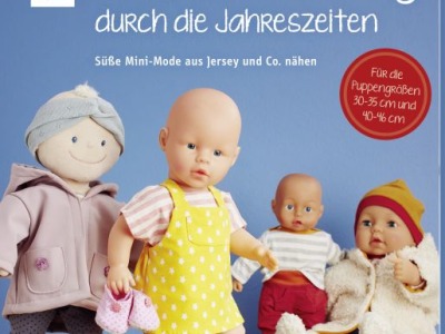 Buch Puppenkleidung durch die Jahreszeiten - Süße Mini Mode aus Jersey und Co nähen