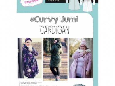 1Stk CURVY JUMI Cardigan Papier Schnittmuster by rosarosa