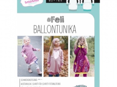 1Stk FELI Ballontunika Papier Schnittmuster by rosarosa