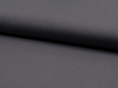 0,5m Baumwolle Uni, dunkles Grau antrazith - Auch in anderen Farben erhältlich.