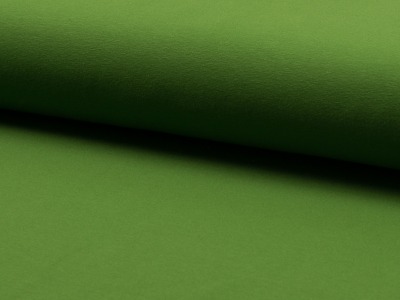 0,5m Jersey uni, grün grasgrün 025 - Auch in anderen Farben erhältlich.