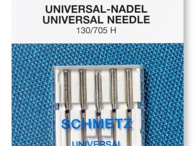 1Pck Universal-Nadeln für die Nähmaschine von Schmetz Inhalt: 5 Stück - Wähle Deine Stärke unten aus