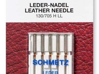 1Pck Leder-Nadeln für die Nähmaschine von Schmetz Inhalt: 5 Stück - Wähle Deine Stärke unten aus