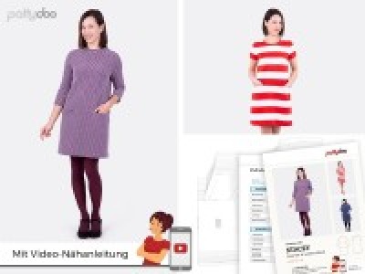 1Stk STACEY A-Linien-Kleid Papier Schnittmuster by pattydoo